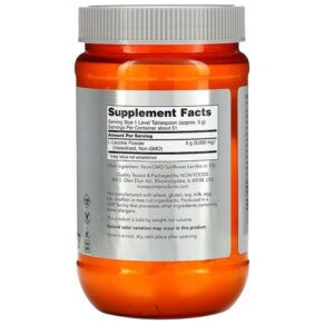 Thực phẩm bổ sung NOW Foods Sports L-Leucine Powder 9 oz (255 g) 733739002419