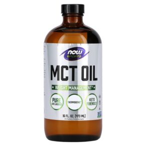 Thực phẩm chức năng NOW Foods Sports MCT Oil Unflavored 16 fl oz (473 ml) 733739022110