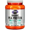 Thực phẩm chức năng NOW Foods Sports Organic Pea Protein Powder Pure Unflavored 1.5 lbs (680 g) 733739021083