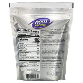 Thực phẩm bổ sung NOW Foods Sports Organic Pumpkin Seed Protein Powder Unflavored 1 lb (454 g) 733739022271