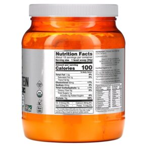 Thực phẩm bổ sung NOW Foods Sports Organic Whey Protein Unflavored 1 lb (454 g) 733739022059