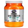 Thực phẩm chức năng NOW Foods Sports Organic Whey Protein Unflavored 1 lb (454 g) 733739022059