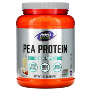 Thực phẩm chức năng NOW Foods Sports Pea Protein Vanilla Toffee 2 lbs (907 g) 733739021342