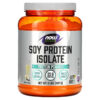 Thực phẩm chức năng NOW Foods Sports Soy Protein Isolate Creamy Vanilla 2 lbs (907 g) 733739021427
