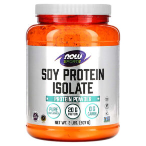 Thực phẩm chức năng NOW Foods Sports Soy Protein Isolate Pure Unflavored 2 lbs (907 g) 733739021526