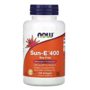 Thực phẩm chức năng NOW Foods Sun-E 400 120 Softgels 733739009364