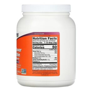 NOW Foods Sunflower Lecithin Pure Powder 1 lb (454 g) 3 Thực phẩm bổ sung NOW Foods Sunflower Lecithin Pure Powder 1 lb (454 g) 733739023148