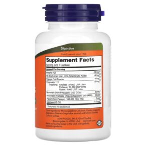 Thực phẩm bổ sung NOW Foods Super Enzymes 90 Capsules 733739029638