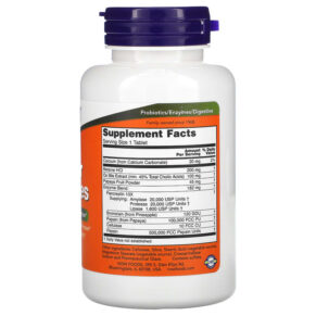 NOW Foods Super Enzymes 90 Tablets 3 Thực phẩm bổ sung NOW Foods Super Enzymes 90 Tablets 733739029607