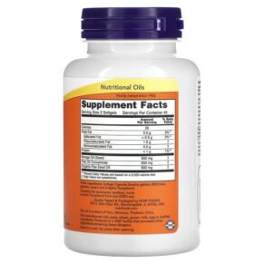 Thực phẩm bổ sung NOW Foods Super Omega 3-6-9 1.200 mg 90 Softgels 733739018397