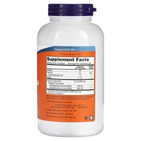 Thực phẩm bổ sung NOW Foods Super Omega EPA 240 Softgels 733739016836