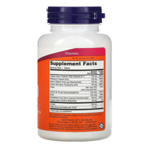Thực phẩm bổ sung NOW Foods Sustained Release B-100 100 Tablets 733739004390