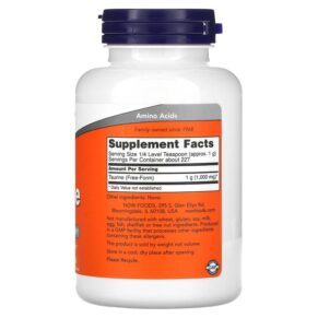 Thực phẩm bổ sung NOW Foods Taurine Pure Powder 8 oz (227 g) 733739002600