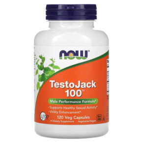 Thực phẩm chức năng NOW Foods TestoJack 100 120 Veg Capsules 733739021380