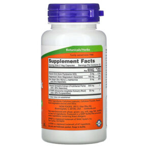 Thực phẩm bổ sung NOW Foods TestoJack 100 60 Veg Capsules 733739021687