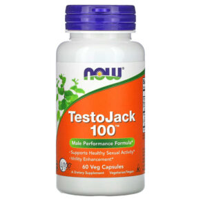 Thực phẩm chức năng NOW Foods TestoJack 100 60 Veg Capsules 733739021687