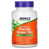 Thực phẩm chức năng NOW Foods Thermo Green Tea Extra Strength 90 Veg Capsules 733739020758