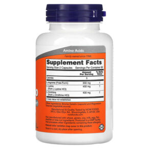 Thực phẩm bổ sung NOW Foods Tri-Amino 120 Capsules 733739001528