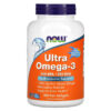 Thực phẩm chức năng NOW Foods Ultra Omega-3 500 EPA / 250 DHA 180 Fish Softgels 733739016652
