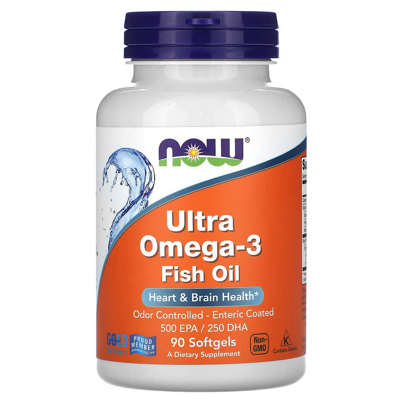 NOW Foods Ultra Omega-3 90 Softgels 8 Thực phẩm chức năng NOW Foods Ultra Omega-3 90 Softgels 733739016614
