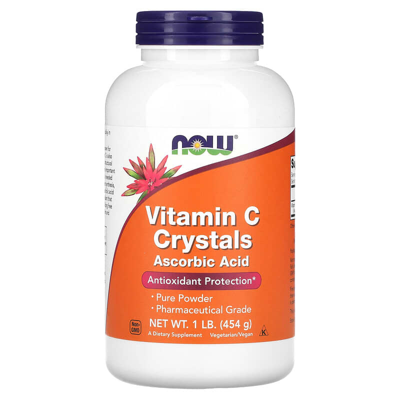 NOW Foods Vitamin C Crystals 1 lb (454 g) 8 Thực phẩm chức năng NOW Foods Vitamin C Crystals 1 lb (454 g) 733739007919