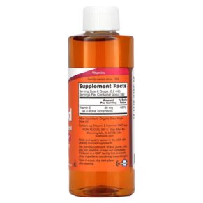 Thực phẩm bổ sung NOW Foods Vitamin E Liquid D-Alpha Tocopherol 4 fl oz (118 ml) 733739009128