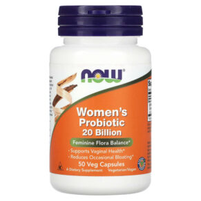 Thực phẩm chức năng NOW Foods Woman's Probiotic 20 Billion 50 Veg Capsules 733739029065