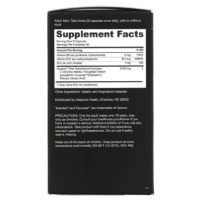 Nugenix Free Testosterone Booster 90 Capsules 3 Thực phẩm bổ sung Nugenix Free Testosterone Booster 90 Capsules 855710002093