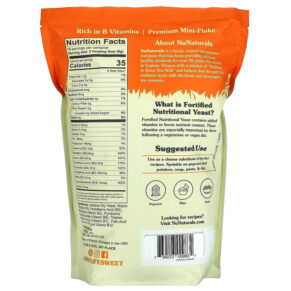 Thực phẩm bổ sung NuNaturals Fortified Nutritional Yeast Flakes 24 oz (680 g) 739223009834
