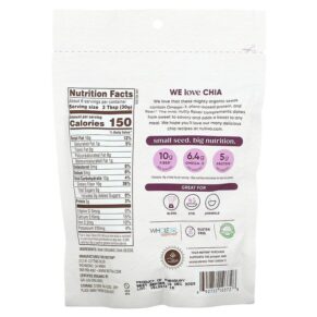 Thực phẩm bổ sung Nutiva Organic Chia Seeds 6 oz (170 g) 692752103728