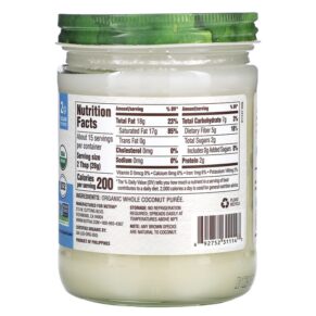 Thực phẩm bổ sung Nutiva Organic Coconut Manna Pure and Delicious Coconut Butter 15 oz (425 g) 692752311147