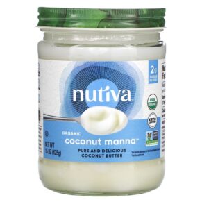 Thực phẩm chức năng Nutiva Organic Coconut Manna Pure and Delicious Coconut Butter 15 oz (425 g) 692752311147