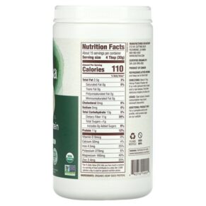 Thực phẩm bổ sung Nutiva Organic Hemp Protein Powder Fiber Plus 1 lb (454 g) 692752100055