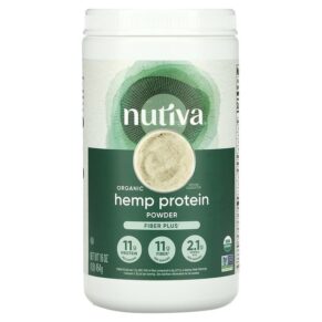 Thực phẩm chức năng Nutiva Organic Hemp Protein Powder Fiber Plus 1 lb (454 g) 692752100055