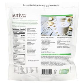 Thực phẩm bổ sung Nutiva Organic Hemp Seed Protein 3 lbs (1.36 kg) 692752103001