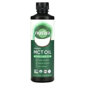 Thực phẩm chức năng Nutiva Organic MCT Oil 16 fl oz (473 ml) 692752108884