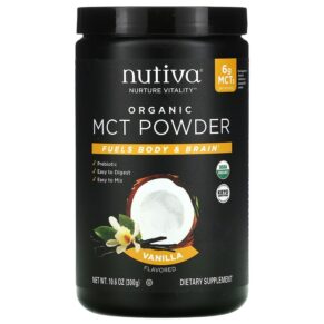 Thực phẩm chức năng Nutiva Organic MCT Powder Vanilla 10.6 oz (300 g) 692752110221