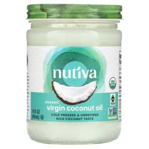 Thực phẩm chức năng Nutiva Organic Virgin Coconut Oil 14 fl oz (414 ml) 692752103575