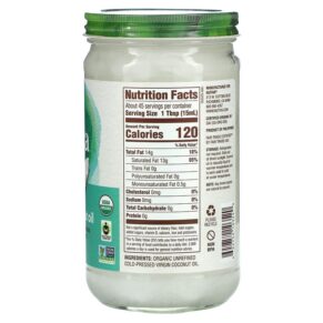 Thực phẩm bổ sung Nutiva Organic Virgin Coconut Oil 23 fl oz (680 ml) 692752103520