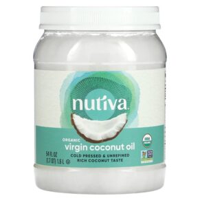 Thực phẩm chức năng Nutiva Organic Virgin Coconut Oil 54 fl oz (1.6 l) 692752200052