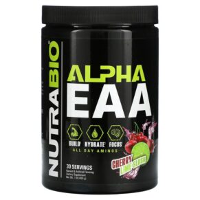 Thực phẩm chức năng Nutrabio Labs Alpha EAA Cherry Lime Slush 1 lb (455 g) 649908269104