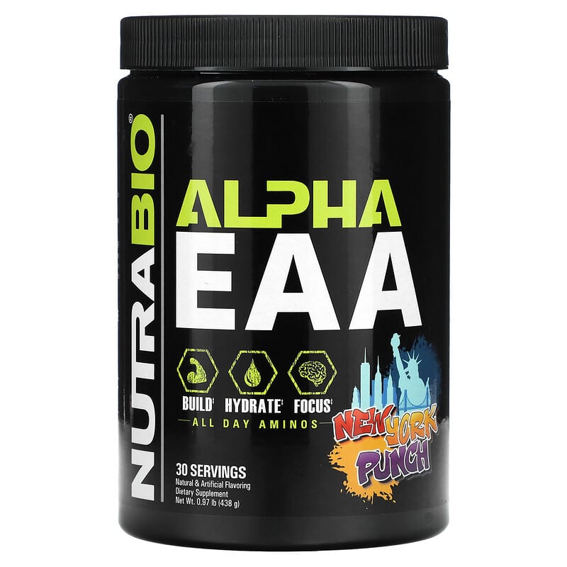 Nutrabio Labs Alpha EAA New York Punch 0.97 lb (438 g) 8 Thực phẩm chức năng Nutrabio Labs Alpha EAA New York Punch 0.97 lb (438 g) 649908212001