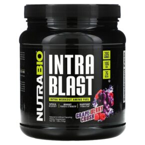 Thực phẩm chức năng Nutrabio Labs Intra Blast Intra Workout Amino Fuel Grape Berry Crush 1.6 lb (722 g) 649908290108