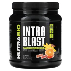 Thực phẩm chức năng Nutrabio Labs Intra Blast Intra Workout Amino Fuel Orange Mango 1.6 lb (718 g) 649908260606