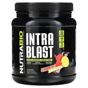 Thực phẩm chức năng Nutrabio Labs Intra Blast Intra Workout Amino Fuel Strawberry Lemon Bomb 1.62 lb (734 g) 649908270605
