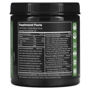 Thực phẩm bổ sung NutraChamps Super Greens Natural Berry 9.1 oz (258 g) 621983999862