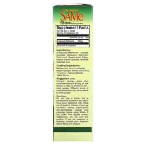 Thực phẩm bổ sung NutraLife SAMe (Disulfate Tosylate) 400 mg 30 Enteric Coated Tablets 686149180096