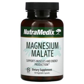 Thực phẩm chức năng NutraMedix Magnesium Malate 120 Vegetable Capsules 728650053190