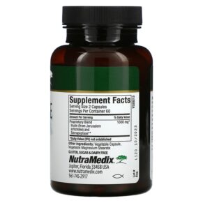 Thực phẩm bổ sung NutraMedix Serrapeptase with Inulin 120 Vegetable Capsules 728650077004
