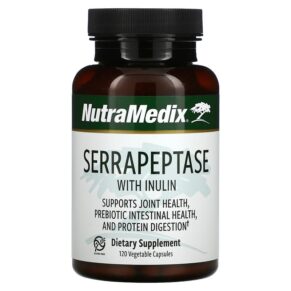 Thực phẩm chức năng NutraMedix Serrapeptase with Inulin 120 Vegetable Capsules 728650077004
